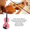 thumbnail image 3 of 4/4 Acoustic Violin Kit, Stringed Musical Instrument Violin Starter Set with Case Bow Shoulder Rest Tuner Fingerboard Sticker Accessories for Beginner Adult Boys Girls, 3 of 7