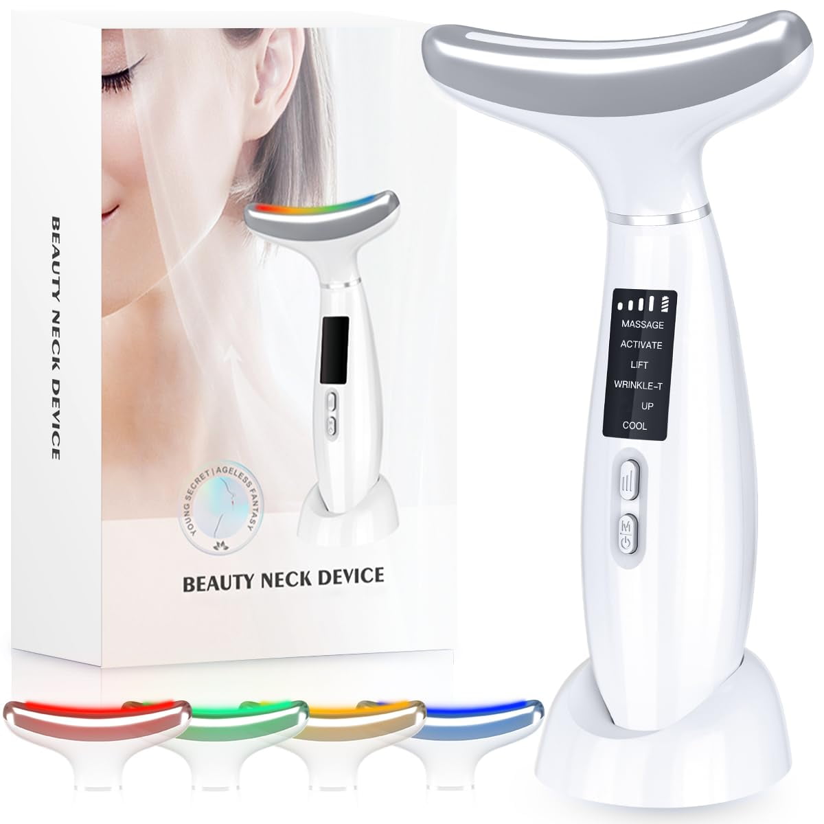 Facial and Neck Beauty Device, Skin Care Face Massager