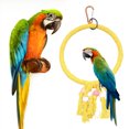 thumbnail image 1 of CBFFDC Jouet Perroquet de Couture pour Animaux Corde Résistante aux Morsures pour Perruches Cockatiels Conures Perchoir Triangle Rond Fournitures pour Animaux, 1 of 7