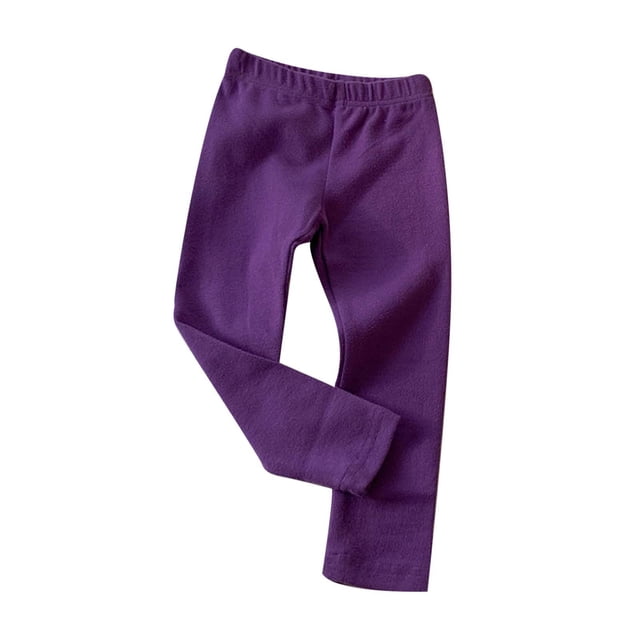 Pant Size 6 Girls Leggings Toddler Baby Girls Leggings Ribbed Ruffle No Print Tight Stocking Bottom Pants