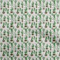 thumbnail image 1 of oneOone Viscose Jersey Green Fabric Cactus Sewing Craft Projects Fabric Prints By Yard 60 Inch Wide, 1 of 5