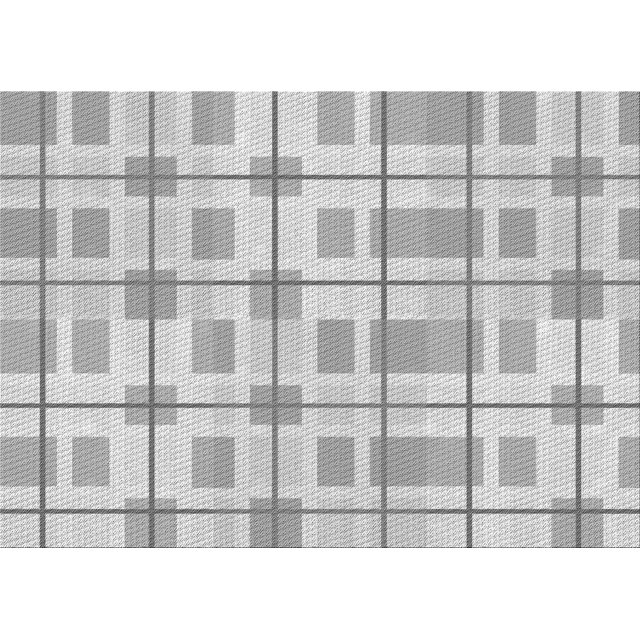 Ahgly Company Machine Washable Indoor Rectangle Transitional Gunmetal Gray Area Rugs, 5' x 7'