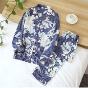 TopLLC Pajama Sets Lounge Sets for Women ,Women'S Sleepwear 2 Women's Pajamas Sets Cotton Pyjama Women's Pajamas Sleepwear Sets Spring Summer Homewear Pajama Sets
