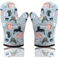 thumbnail image 1 of Mitaine de Four Mitaines de Four, Supports de Casseroles Mitaine Gants de Cuisson Gants de Four Gants de Four Mitaines de Four Gants de Cuisson Gants de Four Gants de Cuisine Résistants à la Chaleur Lot de 2, 1 of 5