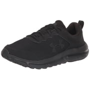 Under Armour Women's Charged Assert 10 Running Shoe, (002) Black/Black/Black, 7.5