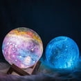 thumbnail image 1 of Galaxy Moon Lamp - S: 4 inches (10 cm), 1 of 10