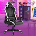 thumbnail image 2 of Posh Living Kimberlyn Faux Leather Game Chair White, 2 of 9