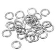 thumbnail image 1 of Unique Bargains Rondelle à Verrouillage Divisé M8, Lot de 100 Joint de Rondelle à Ressort en Acier Inoxydable 304 de 8 mm ID 12,8 mm OD, Ton Argent, 1 of 5