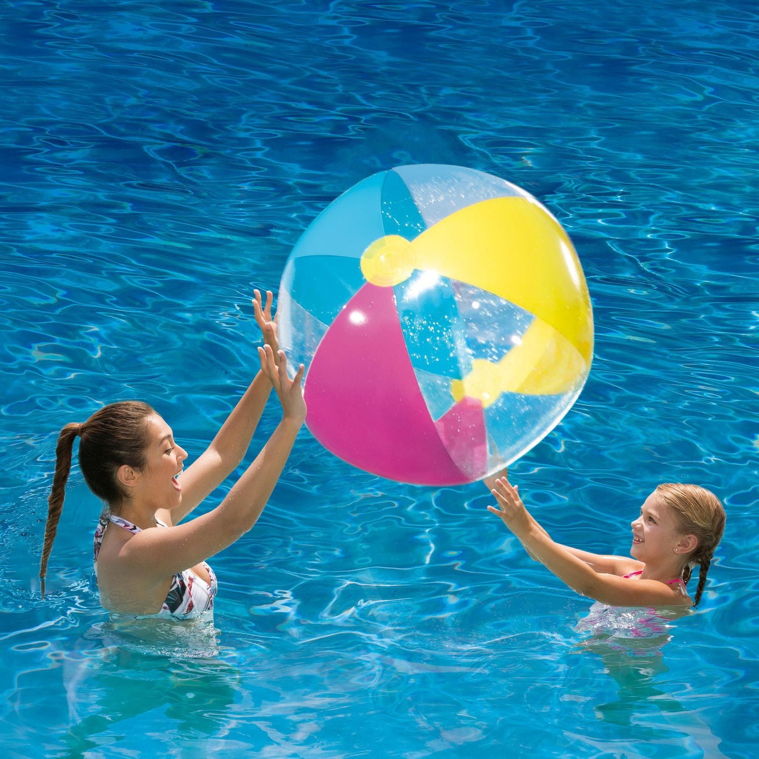 3D transparente Ballon de plage avec une baleine - amusant pour les enfants Litt