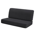 thumbnail image 2 of mmirethe RV Dinette Cushion Covers Easy Fitted Dark Stretch Slipcover Seat Sofa RV Elastic Gray Black, 2 of 5