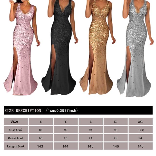 Baohd Robe de Soirée Tenue de Fête Vêtements Festifs Sans Manches Lavable Beau Attrayant Rose TTG