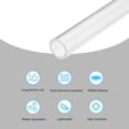 thumbnail image 3 of Unique Bargains Tuyau Acrylique Transparent Rigide Tube Rond 16mm ID 22mm OD 6 Pouces pour Lampes et Lanternes Système de Refroidissement par Eau, 3 of 6