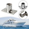 thumbnail image 4 of Stainless Steel 22/25Mm Handrail Fittings 90° Rectangular Base Tube Pipe Base 25Mm Mingyqi, 4 of 9