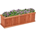 thumbnail image 1 of Costway 40 Inch Wooden Flower Planter Box Garden Yard Decorative Window Box Rectangular, 1 of 10