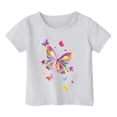 thumbnail image 1 of TZEWGL Hauts pour Tout-Petits Imprimé Graphique Col Rond Manches Courtes Amples Vêtements pour Bébés Taille 12-13T, 1 of 4