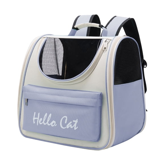 TopLLC Storage Bins Outdoor Portable Pet Backpack Breathable Large Capacity Pet Backpack Storage Bags