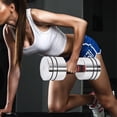 thumbnail image 3 of Adjustable Steel Dumbbell Set Compact and Portable Hand Weights for, 3 of 8