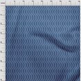 thumbnail image 3 of oneOone Viscose Jersey Fabric Dot & Waves Block Print Sewing Fabric BTY 60 Inch Wide, 3 of 5