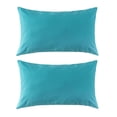 thumbnail image 1 of Outdoor Lumbar Cushion 12x20in - Aqua (2 Pack), 1 of 4