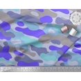 thumbnail image 2 of Soimoi Rayon Fabric Two Tone With Grey Camouflage Printed Fabric 1 Yard 42 Inch Wide, 2 of 3