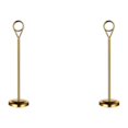 thumbnail image 2 of Baohd Contemporary Table Number Holder Photo Stand for Trendy Hotel Settings Gold 20cm 2Set, 2 of 6