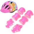thumbnail image 3 of Équipement de Protection pour Enfants, Casque de Protection Complet pour Enfants Absorption des Chocs Réduction des Blessures pour Patinage Rose Coloré Enfants, 3 of 8