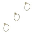 thumbnail image 1 of jesticaly Towel Ring Practical Fixing Rings Hanging Rack Exquisite Towels Hangers for Wall Hanger Stand for Home Bathroom Kitchen Use Golden 3Set, 1 of 6