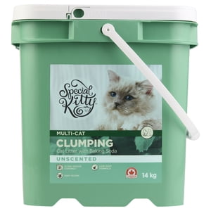 Special Kitty Clumping Unscented Cat litter 14kg Pail