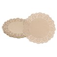 thumbnail image 1 of 100pcs Paper Doilies, 6.5 Inch Lace Paper Doilies, Disposable Paper Placemats Brown, 1 of 7