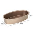 thumbnail image 4 of Lubelski Oval Baking Tray Evenly Heated Carbon Steel Premium Practical Baking Pan Cooking Gadget, 4 of 9