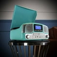 thumbnail image 5 of Trexonic TRX-16TRQ Rétro Sans Fil Bluetooth, Lecteur d'Enregistrements et de CD Turquoise, 5 of 5