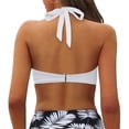 thumbnail image 2 of Women Bikini Top Push Up Swimsuit - Removable Padded Bra for Beach and Pool with Adjustable Support, 2 of 5