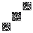 thumbnail image 2 of ZheElen 4piece Lightweight Hanging Divider Screens For Versatile Space Foldable Black Butterflies 3Set, 2 of 6