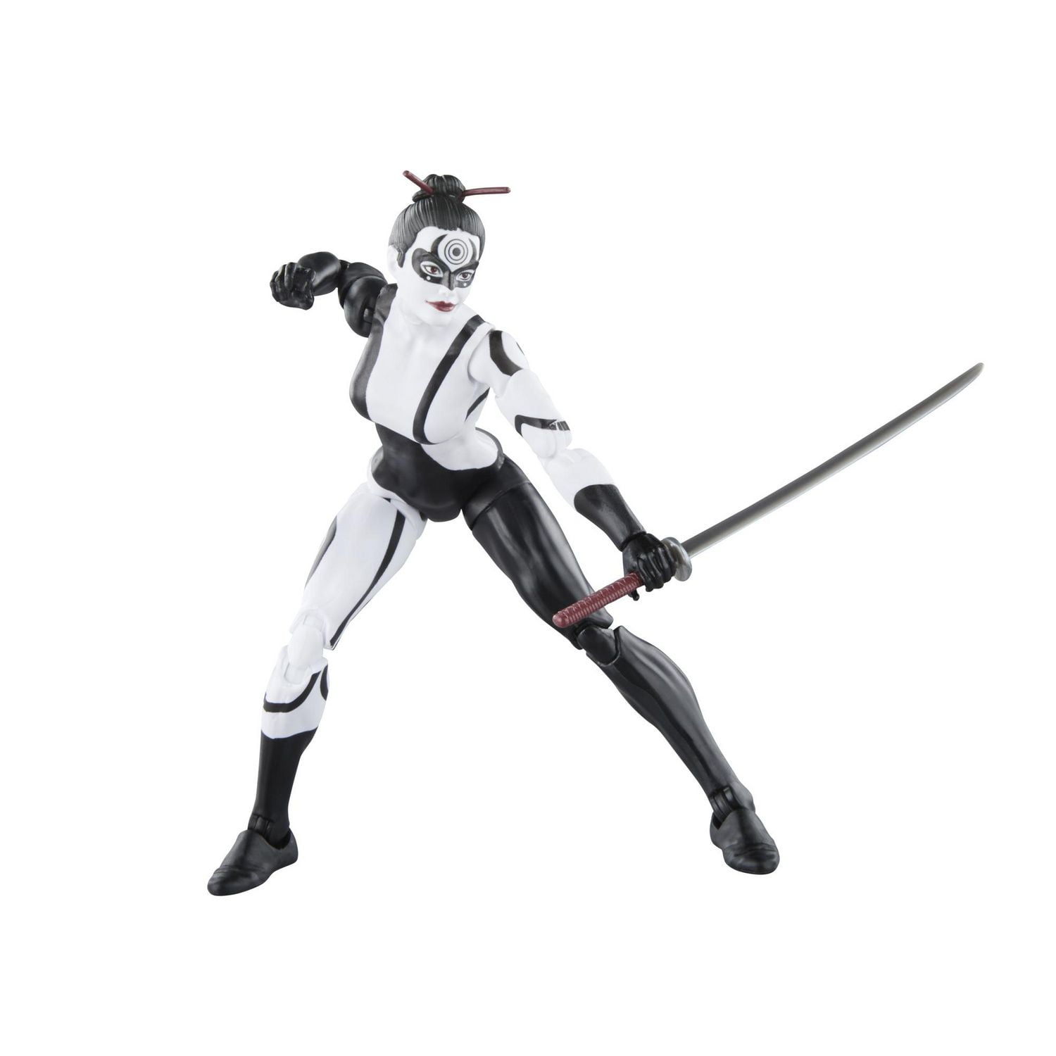 Hasbro Marvel Legends Series Marvel Knights, figurine Marvel's Lady Bullseye de 15 cm, bande dessinée à collectionner