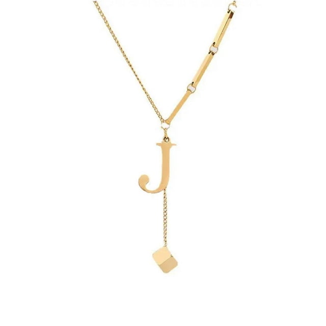 Pendentif Alphabet 26 Lettres Collier Lettre Initiale Mode pour Femmes I3Q8