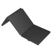 jinwen Foldable Yoga Mat 6' Folding Exercise Mat for Balance Fitness Outdoor Indoor Black