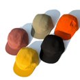 thumbnail image 1 of Short Brim Cap Unisex Solid Color Replacement Sunproof Decorative Stylish Casual Adjustable Fashionable Baseball Hat Yellow, 1 of 7