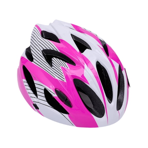 Lipstore Casque de Vélo pour Enfants Casque de Cyclisme sur Route Casque de Cyclisme Léger pour Enfants Casque de Vélo Blanc Rose