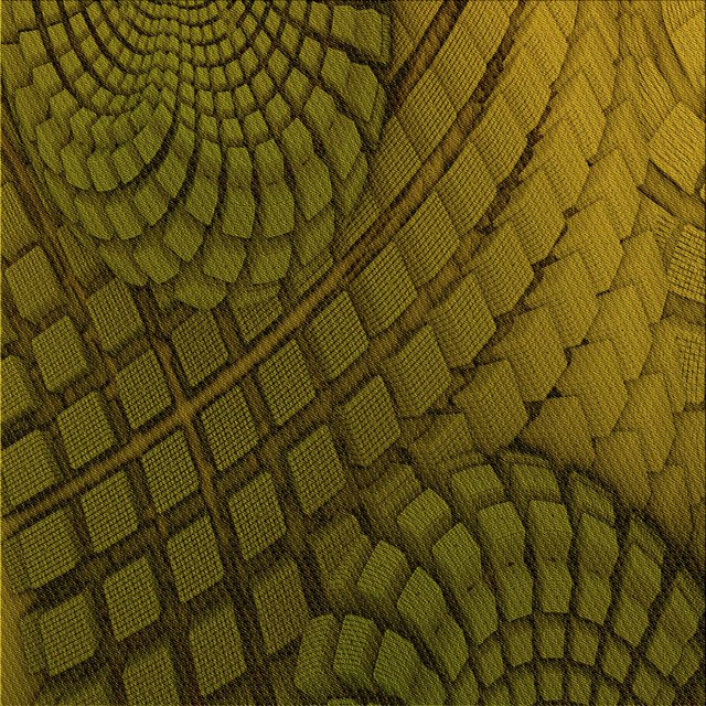 Ahgly Tapis d'Intérieur Lavable en Machine Carré Transitionnel Jaune Foncé Vert, 6 Pieds Carré