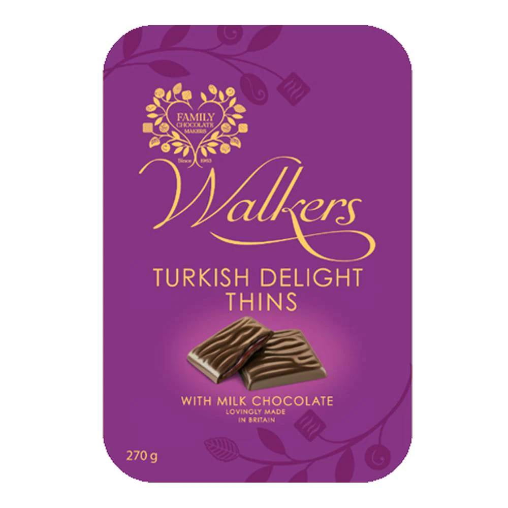 Walker’s Turkish Delight with Milk Chocolate tin, 270g
