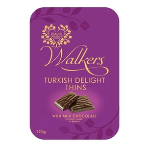 Walker’s Turkish Delight with Milk Chocolate tin, 270g
