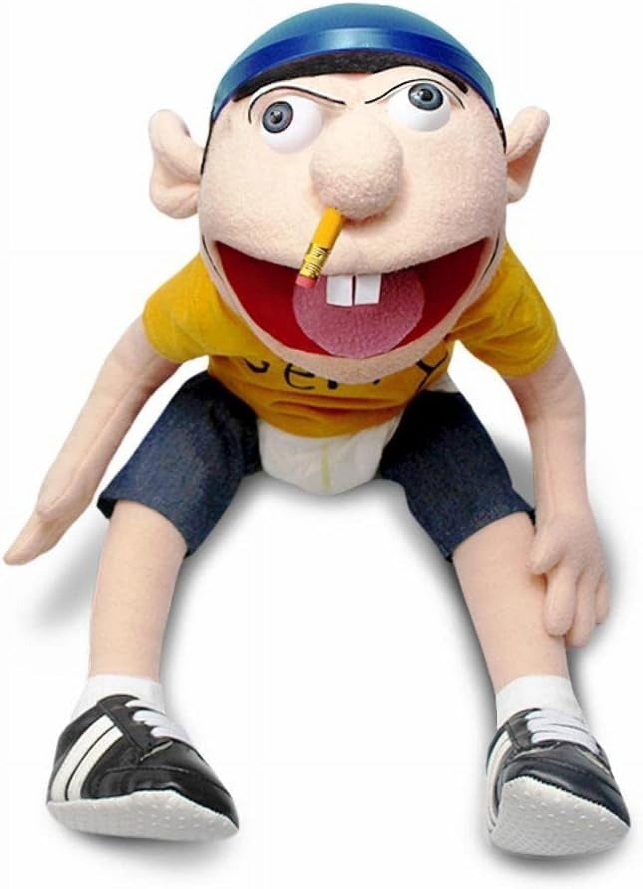 Jeffy Hand Puppets Jeffy Puppet Soft Plush Toy Hand Puppet,Jeffy Plush Toy Cosplay,Jeffy Hat Hand Puppet Game