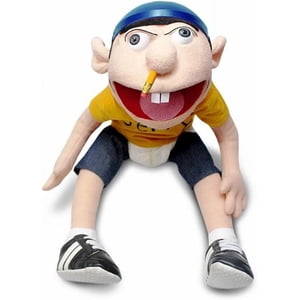 Jeffy Marionnettes à la main Jeffy Puppet Soft Plush Jeu de marionnettes à la mains, Jeffy Plush Jouet Cosplay, Jeu de Marionnette à la Main Jeffi Hat