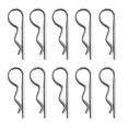 thumbnail image 2 of Pieces R Pins Shaft Retaining Clamps Stainless Steel Hairspring - , 1.2x22mm, 2 of 6