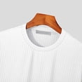 thumbnail image 4 of QIPOPIQ T-Shirts Moulants pour Hommes Extensibles à Manches Courtes, Musculation, Entraînement, Décontractés, Coupe Ajustée, Liquidation, 4 of 5