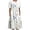 White, variant on Pisexur Women's Summer Casual T-shirt Dresses Crew Neck Short Sleeve Boho Holiday Dresses Flowy Plus Size Maxi Dress