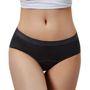 Gubotare Womens Panties Underwear for Women Cheeky Panties Sexy Hipster Bikini Underwear Elastic Waistband Stretch Briefs (Black,XXL)