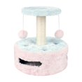 thumbnail image 2 of Esquirla Cozy Cat Tree Exercise Scratching Post Frame Interactive Play with Toy, 2 of 8