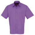 thumbnail image 1 of Premier Mens Short Sleeve Formal Poplin Plain Work Shirt, 1 of 3