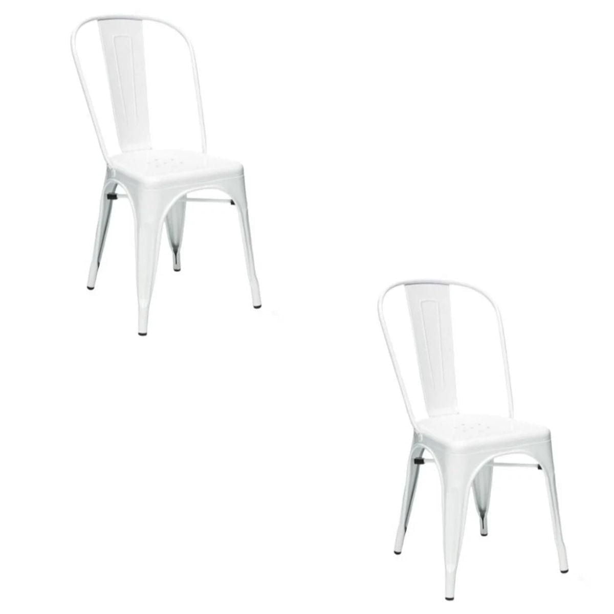 Heavenly Collection Metal Dining Chair SET OF 2